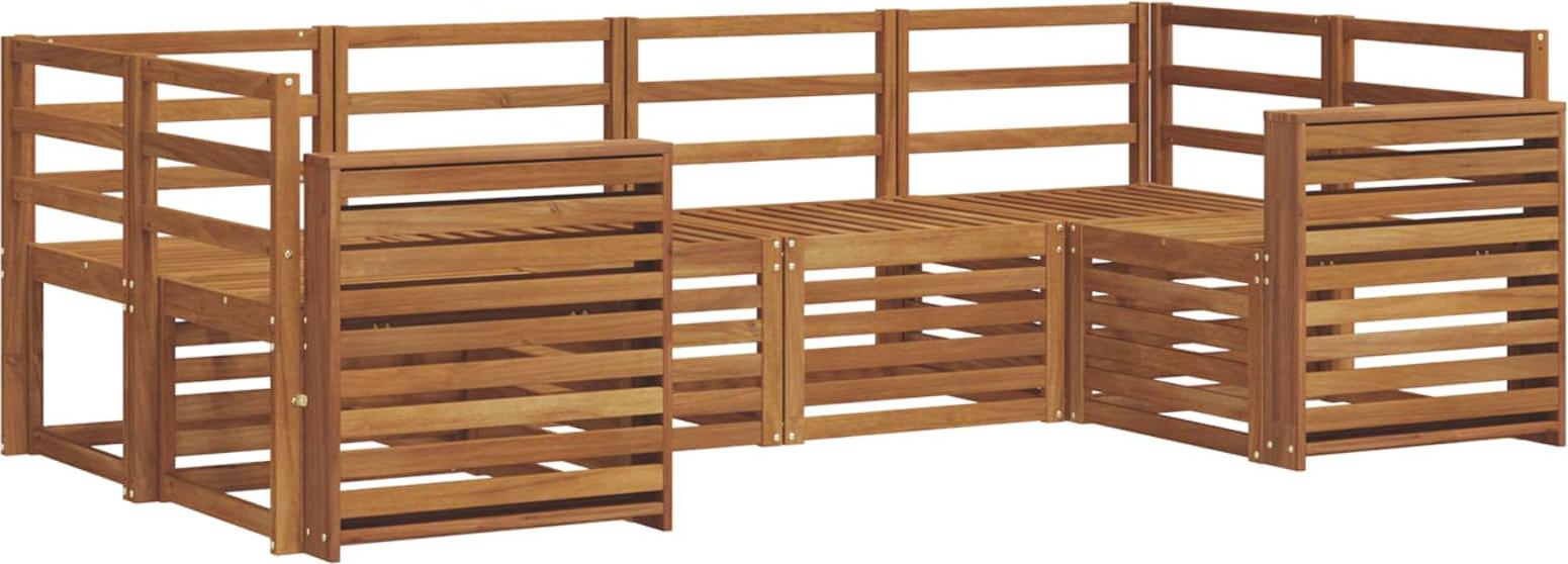 Ecksofa Set 6 pcs Natur