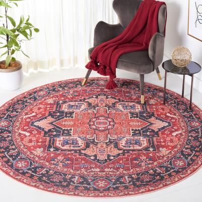 SAFAVIEH Serapi Machine Washable Slip Resistant Annekatrin Rug