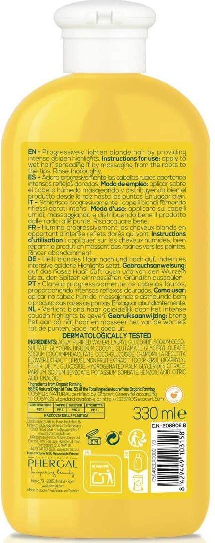 Naturtint Eco Champú Camomila 330 ml