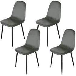 HTI-Living, Stühle, Stuhl Savannah Velvet 4er-Set