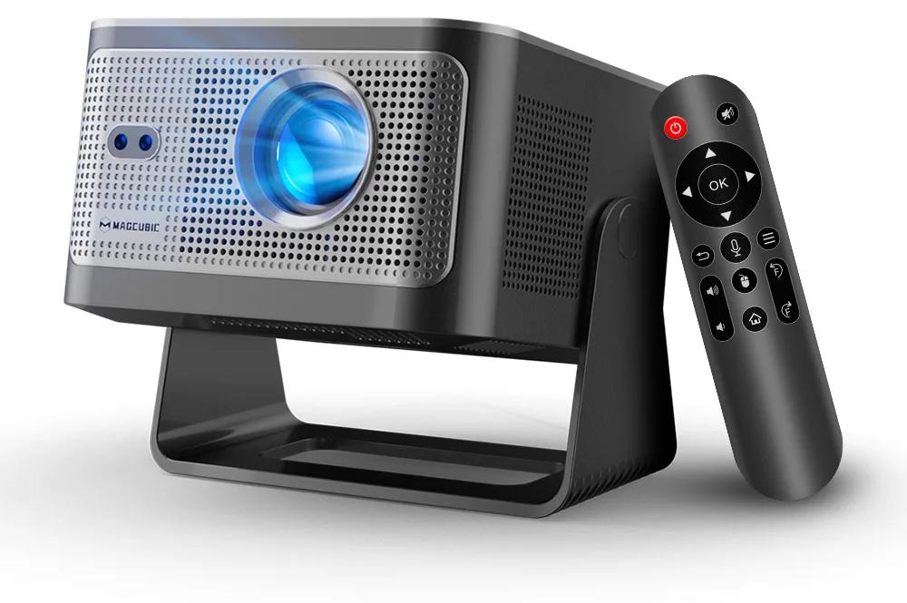Smart-Projektor - HY350MAX-B-Voice RC - Native Full HD 1080p - 900 ANSI - Android 14 - 2+16 GB - Sprachfernbedienung - Schwarz
