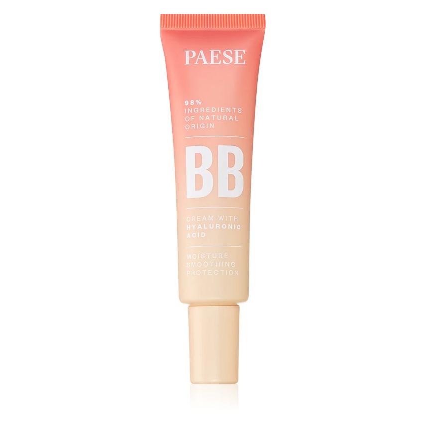 Paese Bb Cream With Hyaluronic Acid Natural Bb Colouring Cream With Hyaluronic Acid 02N Beige 30Ml (Beige, 30 ml) (5902627620089)