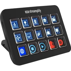 Streamplify STREAMING DECK ONE Stream Controller - schwarz, Streaming Deck, Schwarz