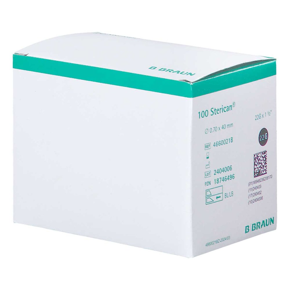 B. Braun Melsungen AG Sterican Einmalkanüle 22 Gx40 Mm 18746496