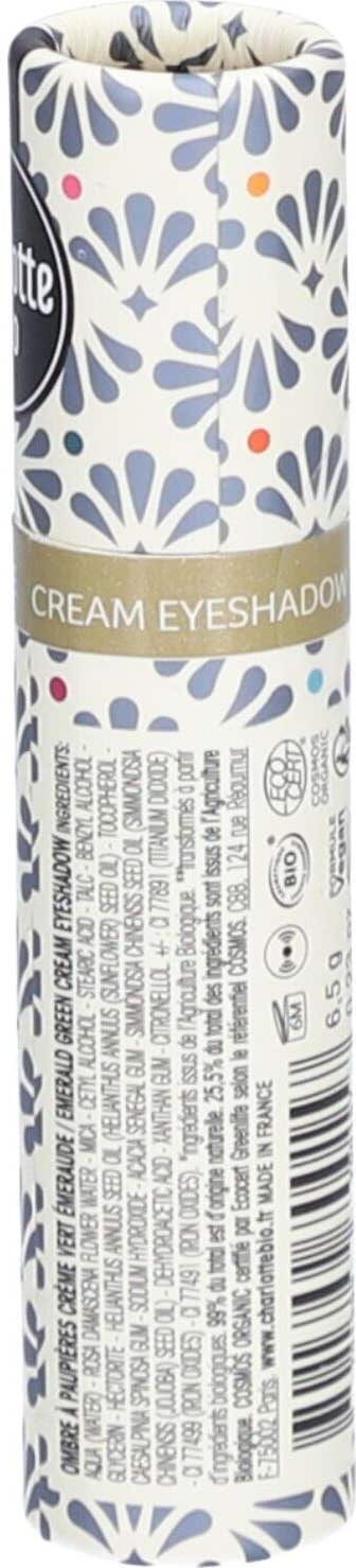 Charlotte Bio Sombra de Ojos Crema Emerald green 6.5 g