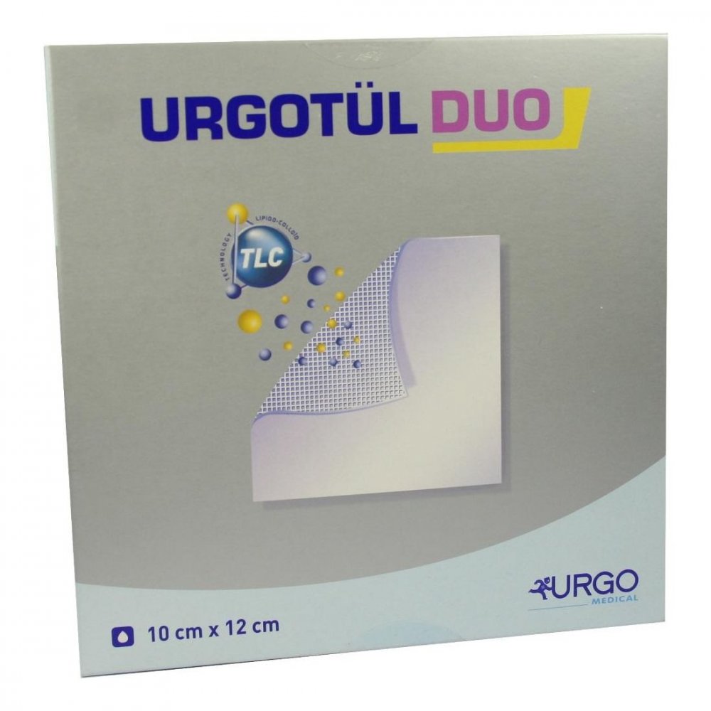 Urgo GmbH Urgotül Duo 10x12 cm Wundgaze 00834136