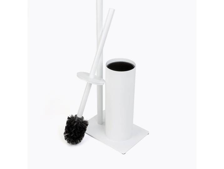 Support wc inox noir ou blanc mat