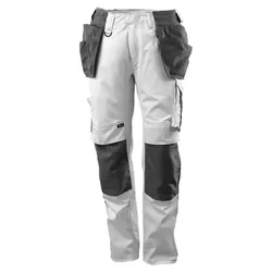 Handwerkerhose "KASSEL" Unique - 82C45 - weiß/dunkelanthrazit