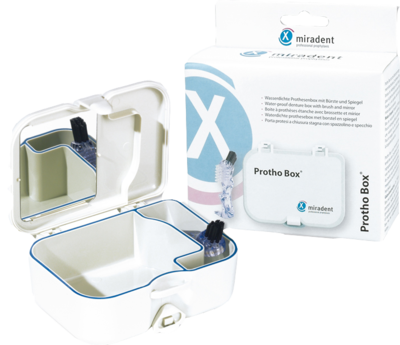 Hager Pharma GmbH MIRADENT Prothesen-Aufbewahrungsbox Protho Box 1 St 02750372