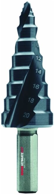 Foret étagé Ruko ULTIMATECUT avec pointe FLOWSTEP, HSS taille1 (101651P)