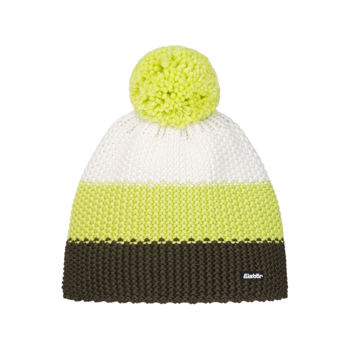 Eisbär Star Pompon Mütze outdoorgreen-winter lemon-whit (659) 403125-659