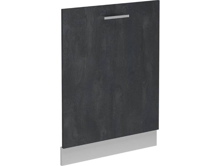 Façade de lave-vaisselle Vicco R-Line Béton noir 60cm sans PT\, Model 54526