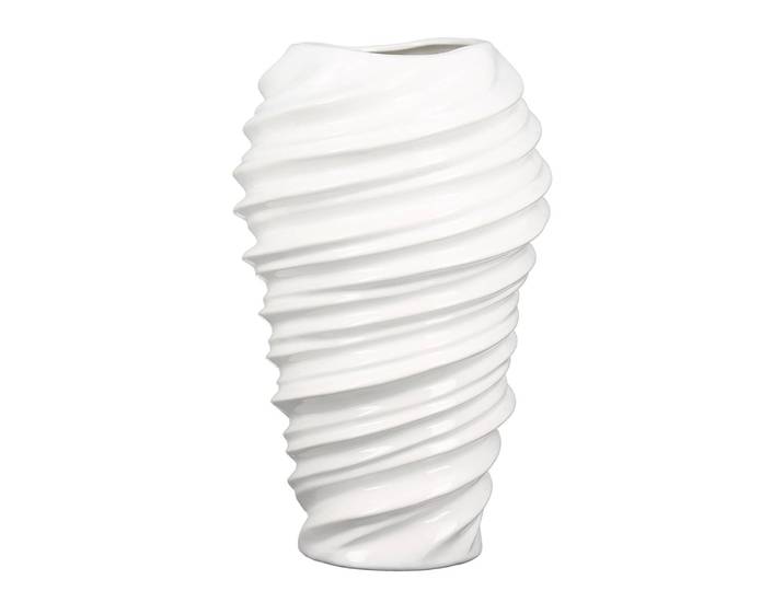 Vase Twist Ø 17cm Blanc