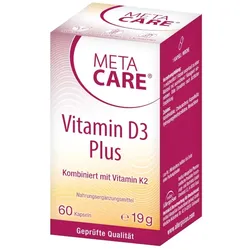 META CARE Vitamin D3 Plus 60 St Kapseln