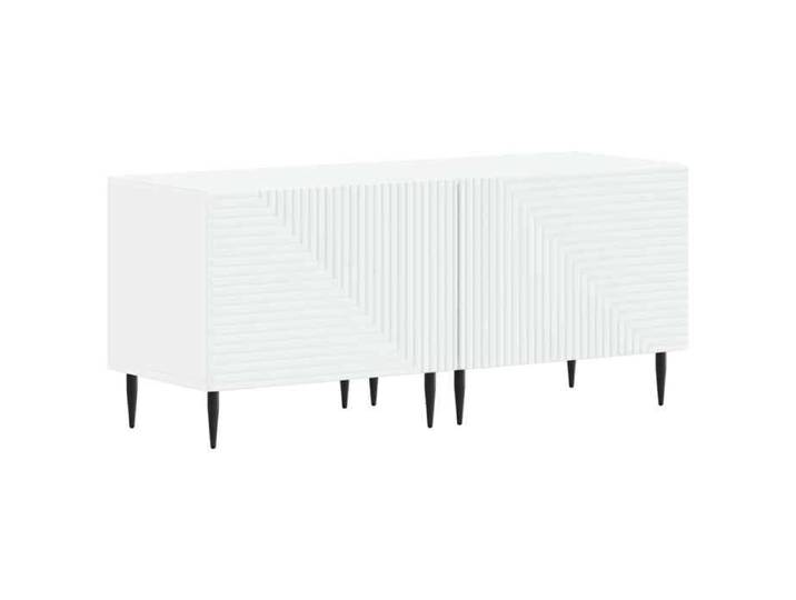 Blanc Meuble TV Blanc Bois d'ingénierie(VIDAXL)_22168