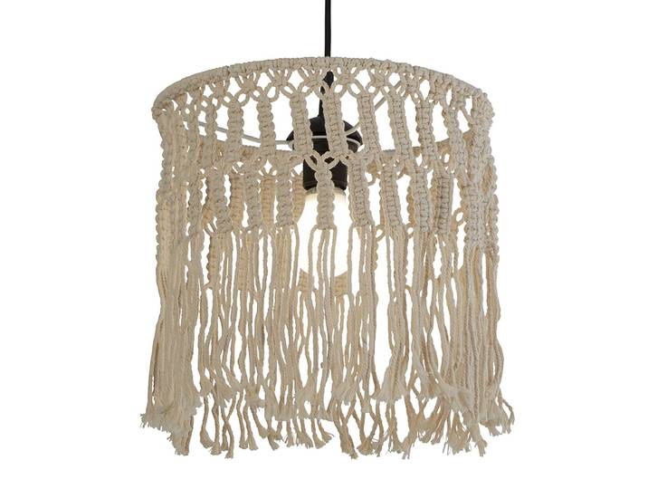 Suspension Bahama Macarame 32 x 23 x 32cm Blanc Coton E27