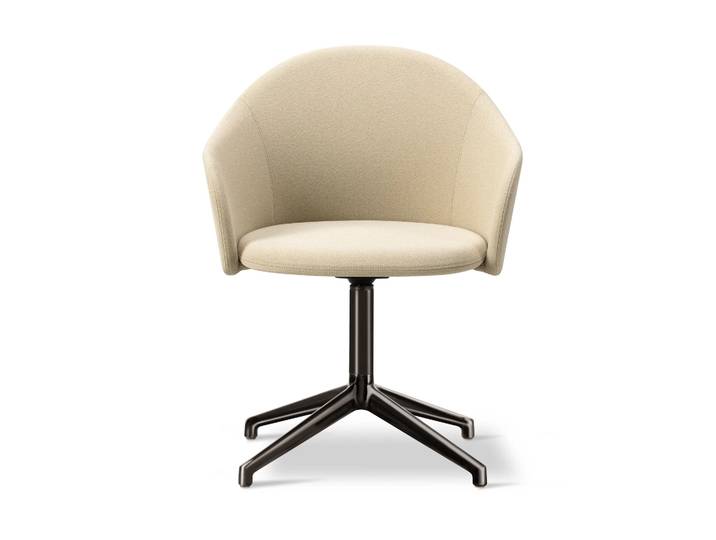 Fredericia Furniture Gomo Armchair Sessel Swivel Base 4-Stern Mylla 221-flint