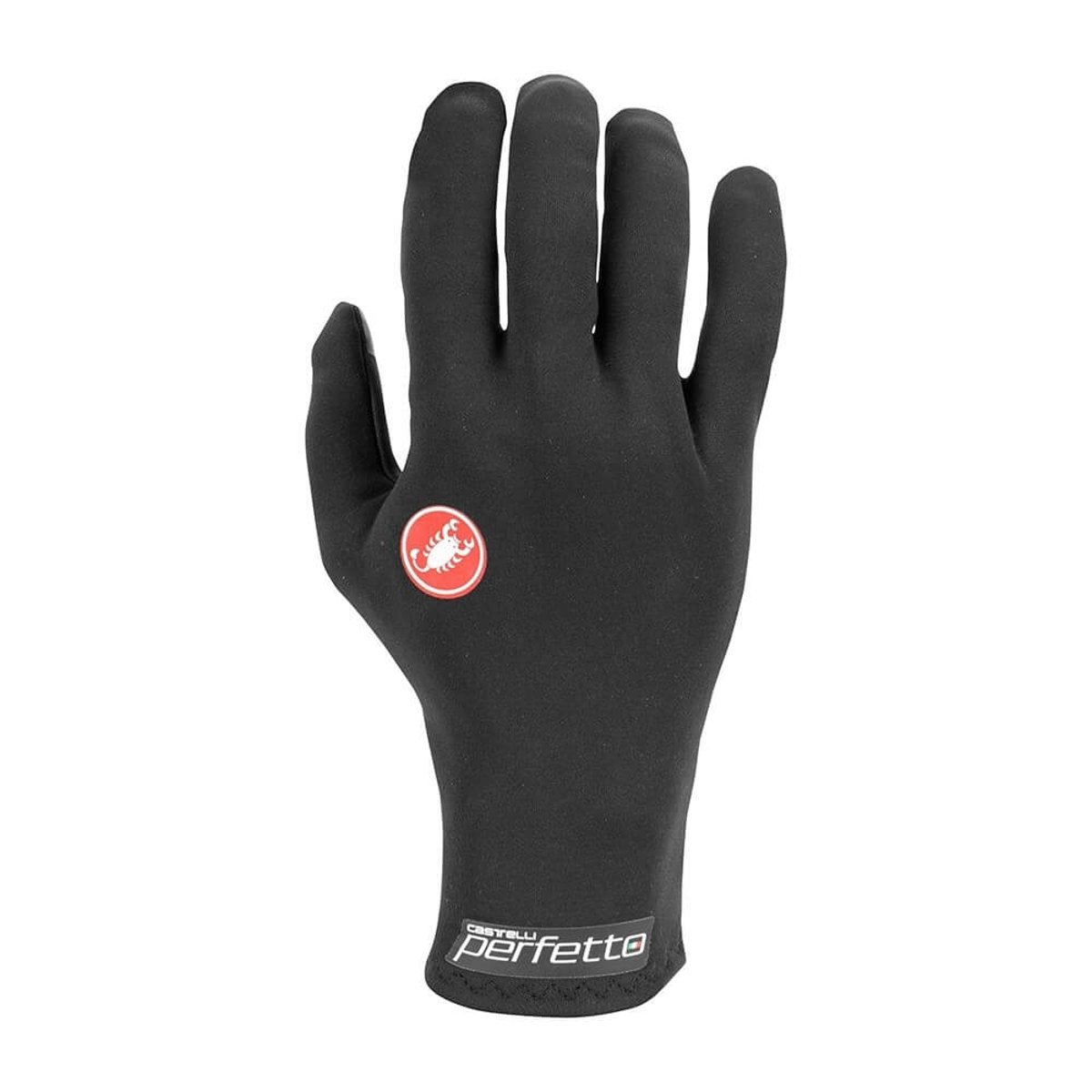 Castelli Perfetto Ros luvas pretas, Tamanho XL Unisex