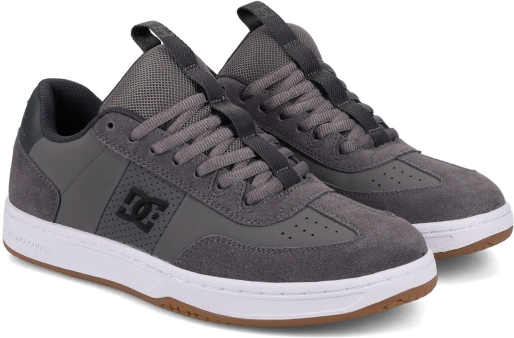 Skateschuh DC SHOES "DC Astrix S", Herren, Gr. 7(39), schwarz (grau, schwarz), Obermaterial:61.35% Leder, 38.65% Synthetikmaterial., Schuhe Skateschuh