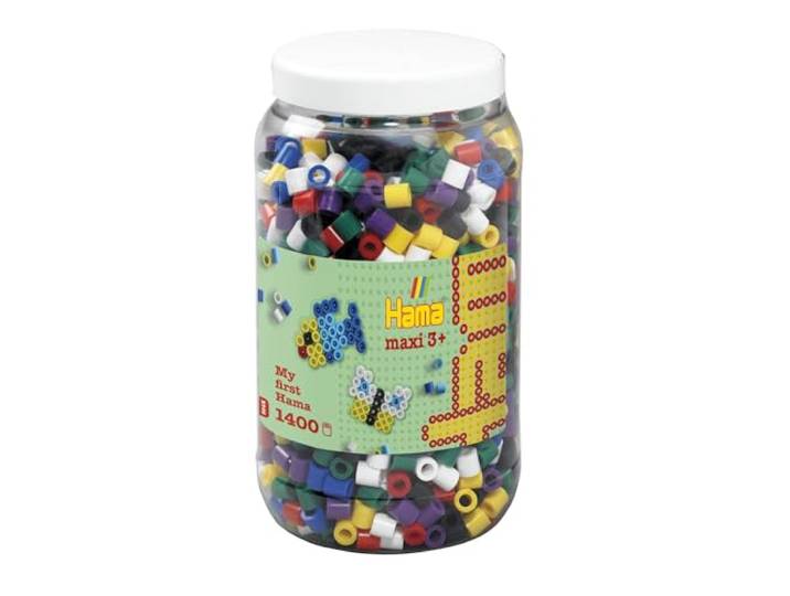 Hama 8540 Maxi Tub 1400 Beads Mix 00