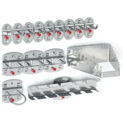 Kappes, Werkzeugwand, Werkzeughalter BxHmm 12 div. Haken/3 Doppelhaken 15-tlg.