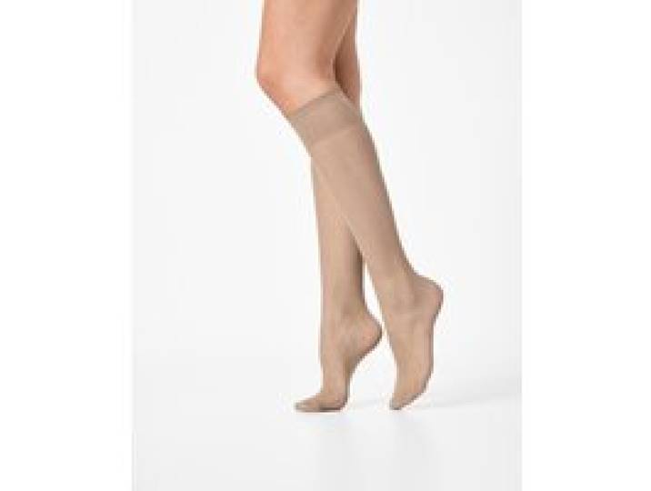 ESMARA® Lot de 5 paires de mi-bas 20D femme (perle)