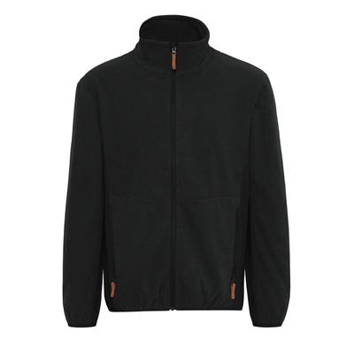 Strickfleece-Pullover NORTH BEND "Fleecejacke NBHelgo", Herren, Gr. XXL, schwarz, Obermaterial: 100% Polyester PES., Jacken