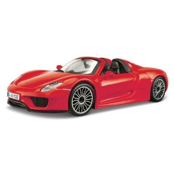 Bburago Porsche 918 Spyder Raudona 1:24 (441383)