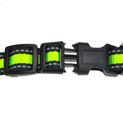 Mile High Life Nacht reflektierende 2 Streifen 3 Colorways Nylon Hundehalsband (...