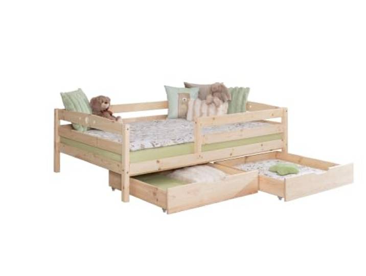 TiCAA Einzelbett „Eli“, Kinderbett, Jugendbett, Schlafzimmer, Kinderzimmer