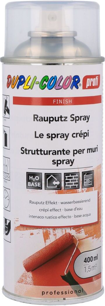 european aerosols DUPLI-COLOR Rauputz Spray, weiß, 400 ml