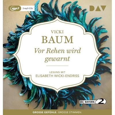 Vor Rehen wird gewarnt - Vicki Baum, Audio, 9783742413048