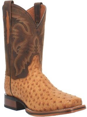 Dan Post Boots Kershaw (Men's) Casual in Saddle, Size 9.5 D, Genuine Exotic
