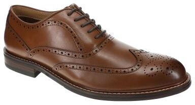 Kenneth Cole Reaction Lance - Mens 10 Brown Oxford Shoes Medium