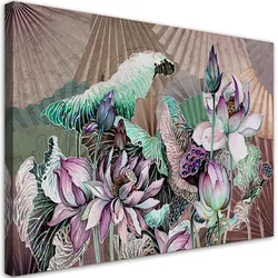 WANDBILD heilige lotos und fanter