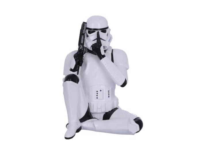 Nemesis Now B4894P9 Originele Stormtrooper Three Wise Sci-Fi Speak No Evil, meerkleurig, 10 cm