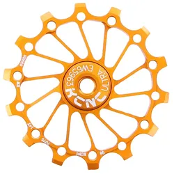 KCNC Schaltwerkröllchen Narrow Wide | Long Teeth | 14 Zähne gold