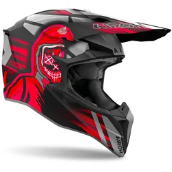 Airoh Off Road Helm Wraaap Cyber Red Matt S