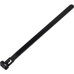 TRU COMPONENTS TC-13340648 TC-RT-150-7.6-B Kabelbinder 150 mm 7.6 mm Schwarz Lösbar, chemische Beständigkeit, UV-stabilisiert 100 St.