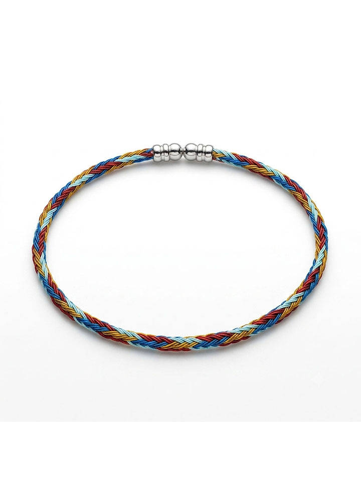 Nakkash Leder-Armband in Bunt - onesize