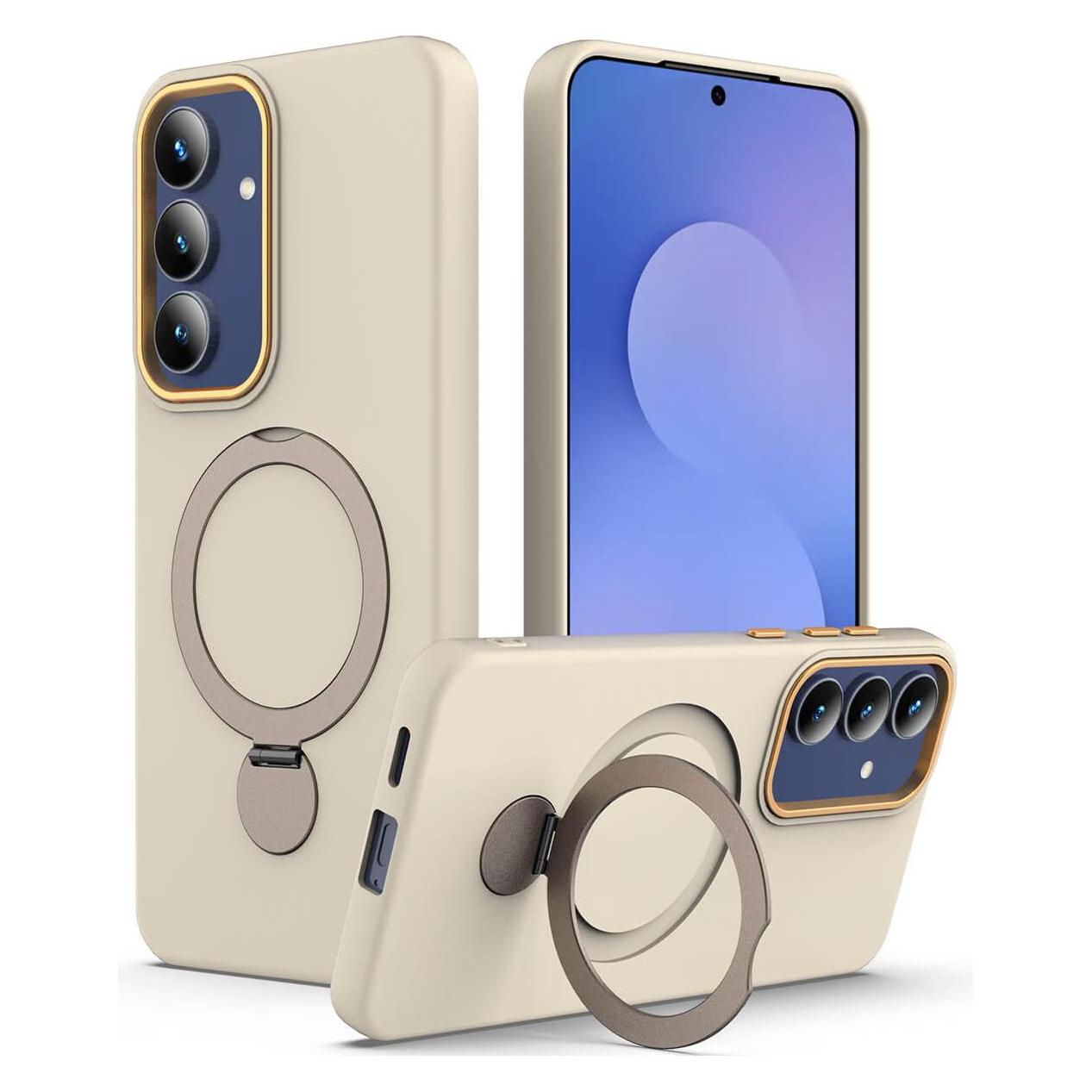 Cover-Discount Galaxy A57 - MagSafe Hülle mit drehbarem Ringhalter & Standfunktion (Samsung Galaxy A57) (71257978)
