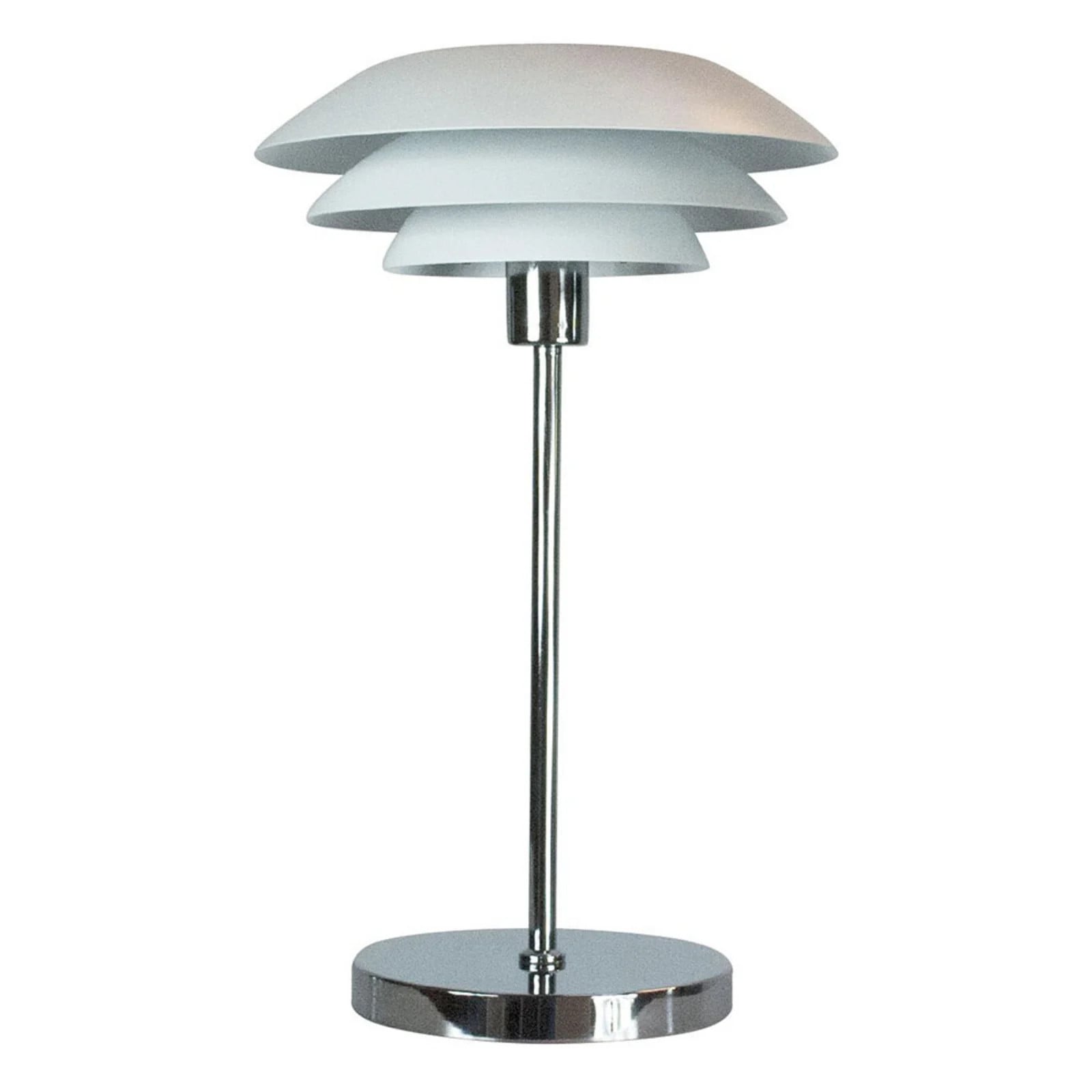 Dyberg Larsen DL31 Tafellamp Matte Wit met Lampenkap
