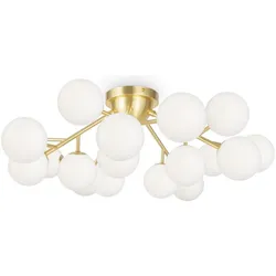 Maytoni, Kronleuchter, Dallas Deckenleuchte, Deckenlampe 20x G9 Gold-Farbe (75 cm)