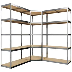 CLP 3er Regalsystem   Farbe: silber