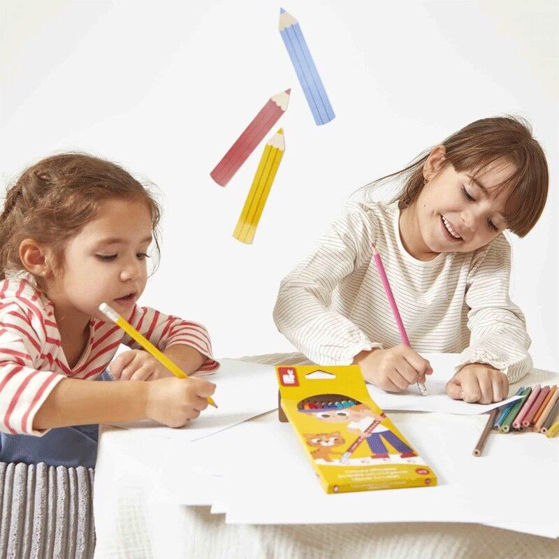 Crayons Effaçables x12 - Janod