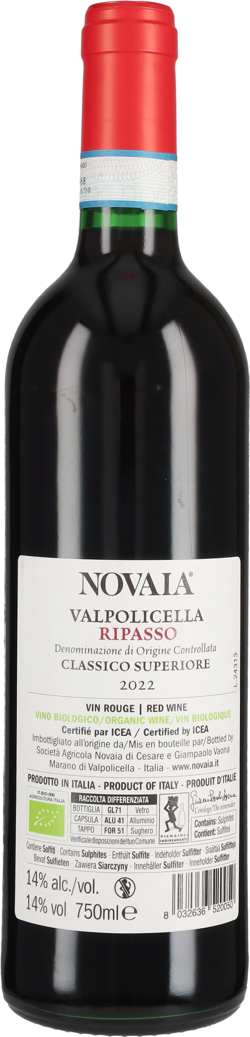 Valpolicella Ripasso Classico Novaia 2023