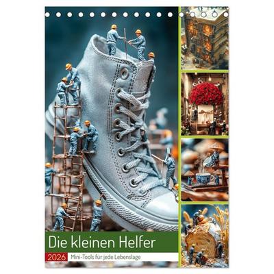 Die kleinen Helfer (Tischkalender 2026 DIN A5 hoch), CALVENDO Monatskalender