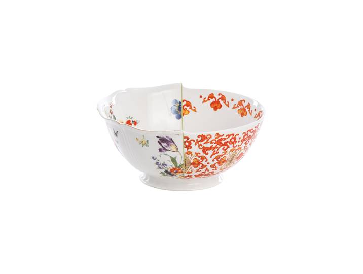 Design Schüssel „Hybrid Ersilia“ aus Porzellan Multicolor Seletti