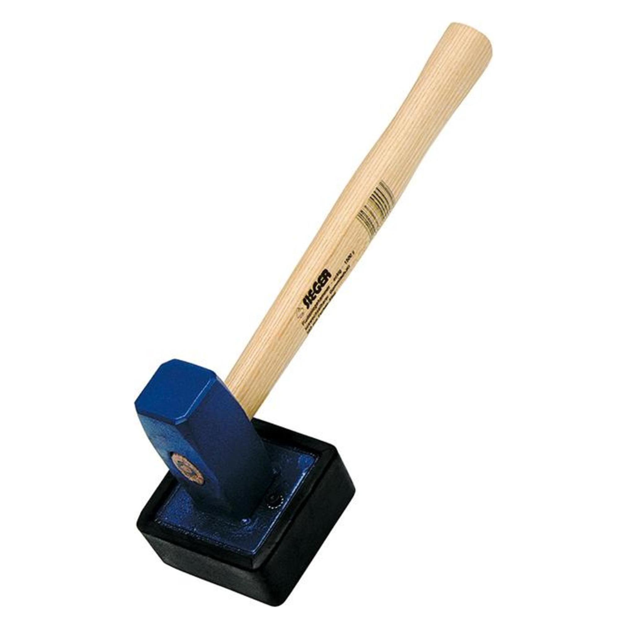 Idealspaten 15 kg SIEGER-Plattenlegerhammer eckig Eschenstiel 36 cm (1500 g) (WEG2053761)