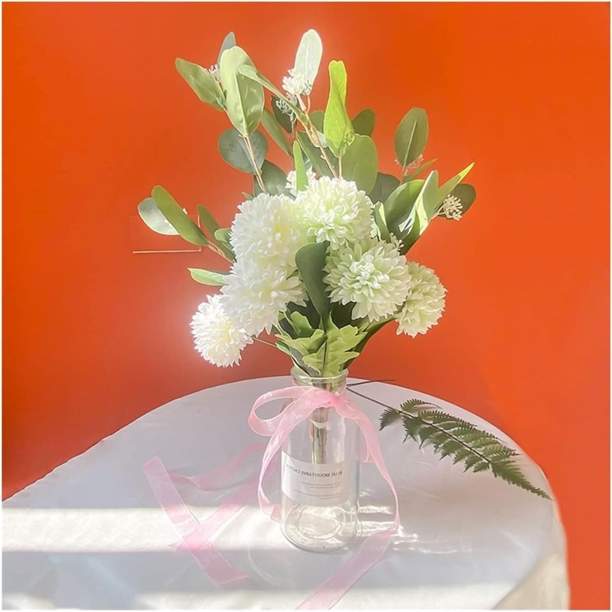 Realistisch kunstbloemen boeket voor woonkamer decoratie, 50 cm lengte